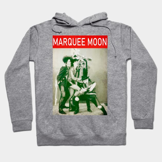 Marquee Moon Vintage Post Hoodie by kusuyma